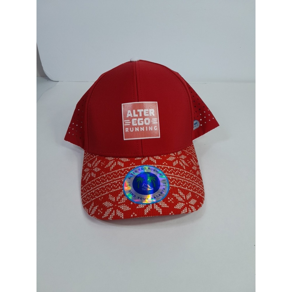 Alter Ego Running Hat Snapback Cap Red Holiday Limited Edition